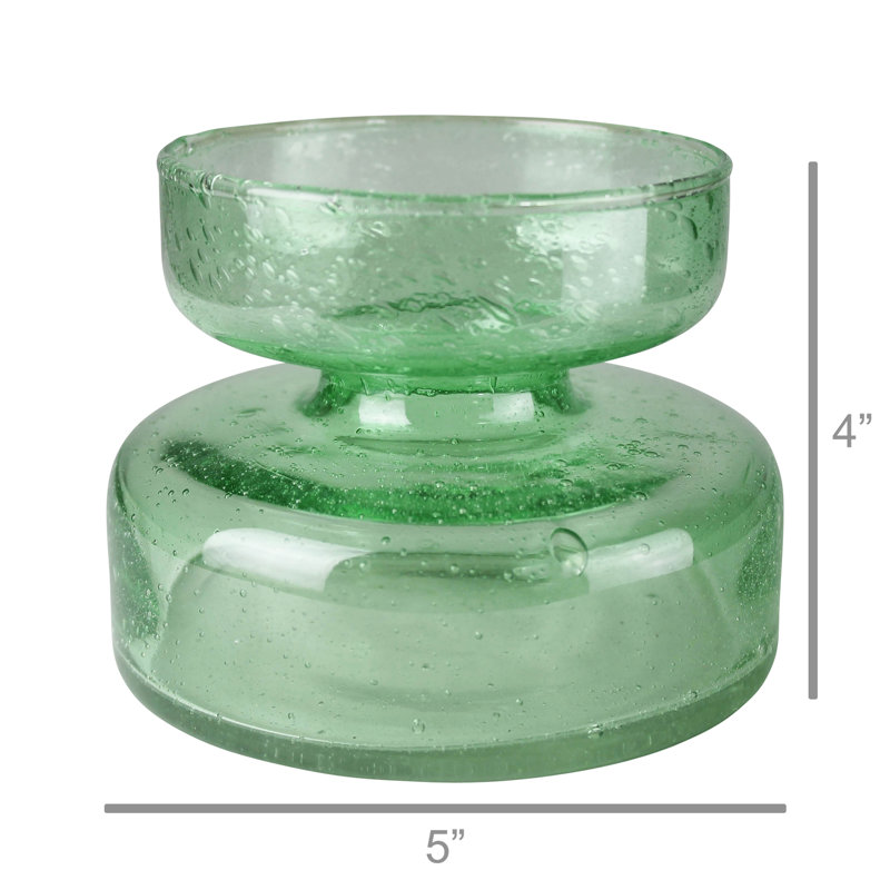 Vase en verre Jorah, Vert