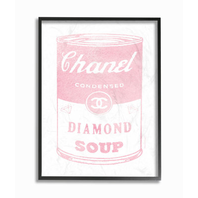 Soupe Fashion Diamond-imprimé de publicités