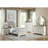 Aryion Youth Dresser And Mirror Set In Brown And White