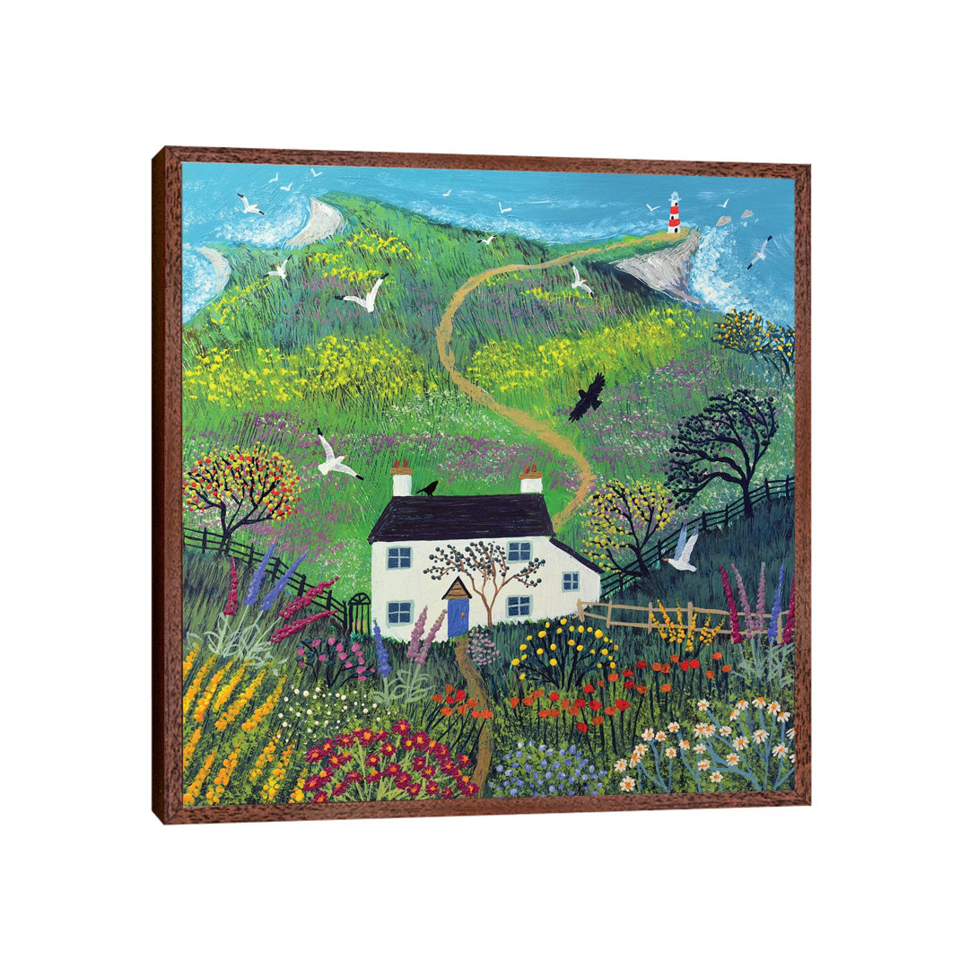 The Path To The Lighthouse by Jo Grundy - Painting on Canvas