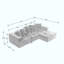 Canapé modulaire rembourré 104 po Jandorin-590729248-590729262