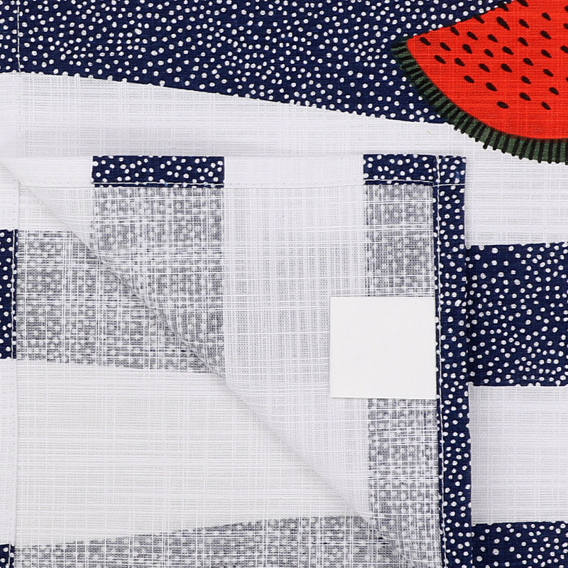 Cloth Napkins Printed, 100% Cotton Table Napkins, Multi-Pattern Square Napkins, 20+ Colour, Watermelon