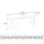 Bureau moderne en pierre frittée et acrylique Modern Minimalist-409451756