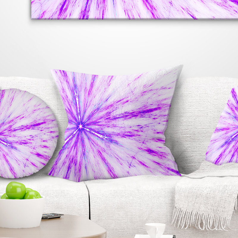 Éclat de mauve violet - Supernova, 18 po x 18 po, Carré