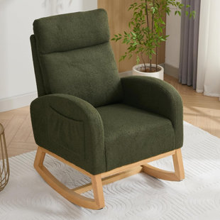 Nursing Rocking Chairs for Adults, Teddy Nursery Rocking Chair for Mum