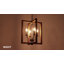 Lustre rectangulaire à 4 lumières