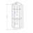 Enchanted by light, this Tempered Glass Display Curio Cabinet stands as a testament to elegance.
