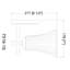 Maston Modern 1 Light Wall Sconce-97083097