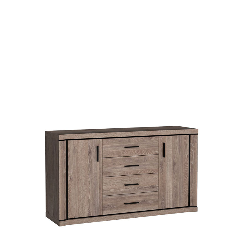 Temmo Sideboard, Truffl Oak, 91cm H x 157cm W x 45cm D