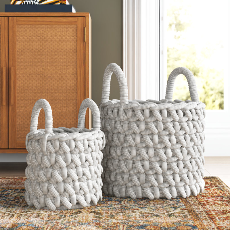 Joss & Main Fabric Decorative Basket