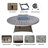 6 - Person Patio Conversation Sets with Cushions