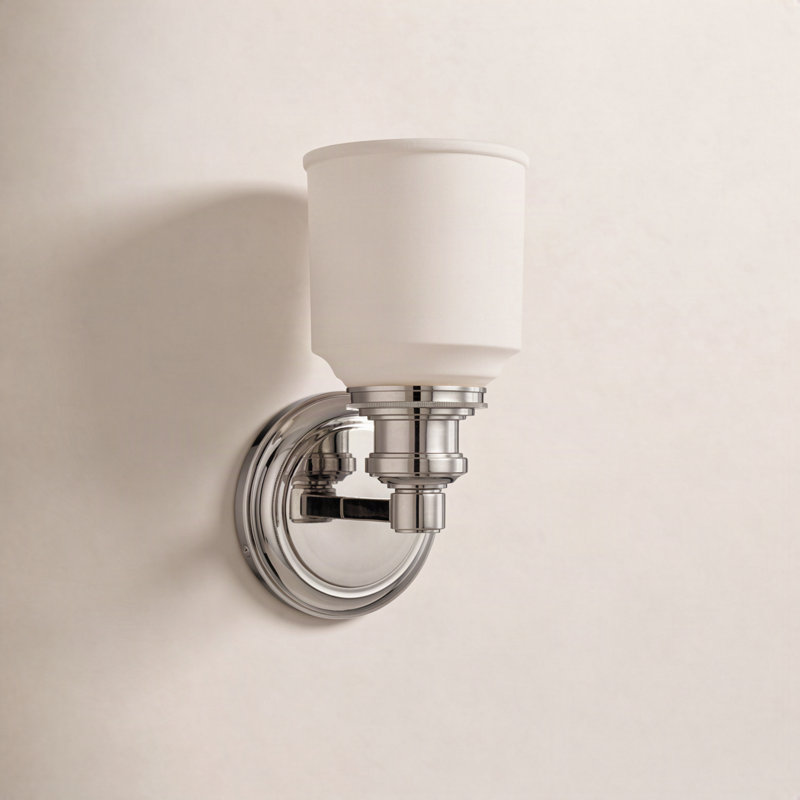 Windham Armed Sconce, Satin Nickel