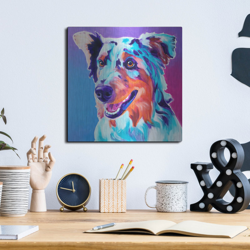«Aussie - Pepper» par Dawg Painter, H 12 po x l 12 po