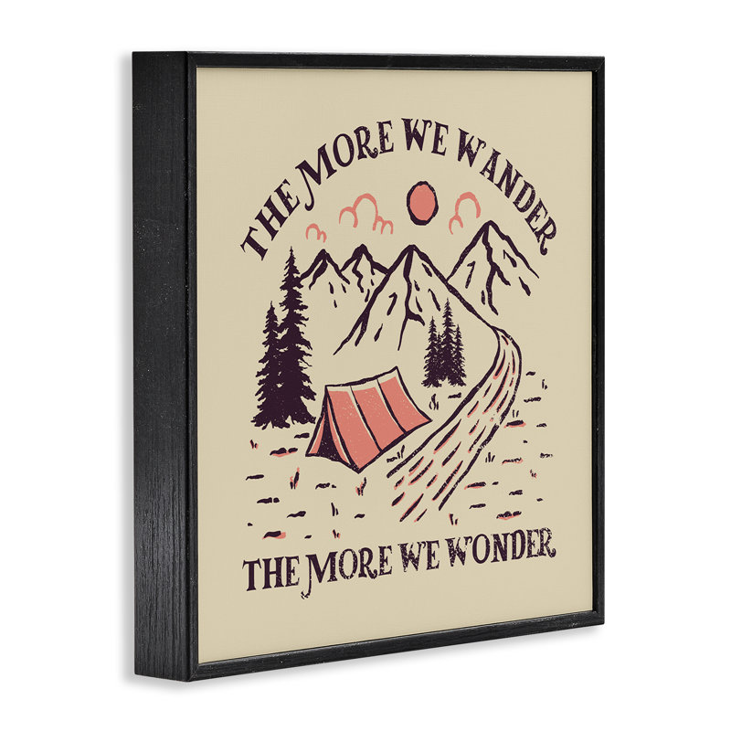 Art de la giclée Wander & Wonder, H 24 po x l 24 po, Giclée encadrée noir minuit