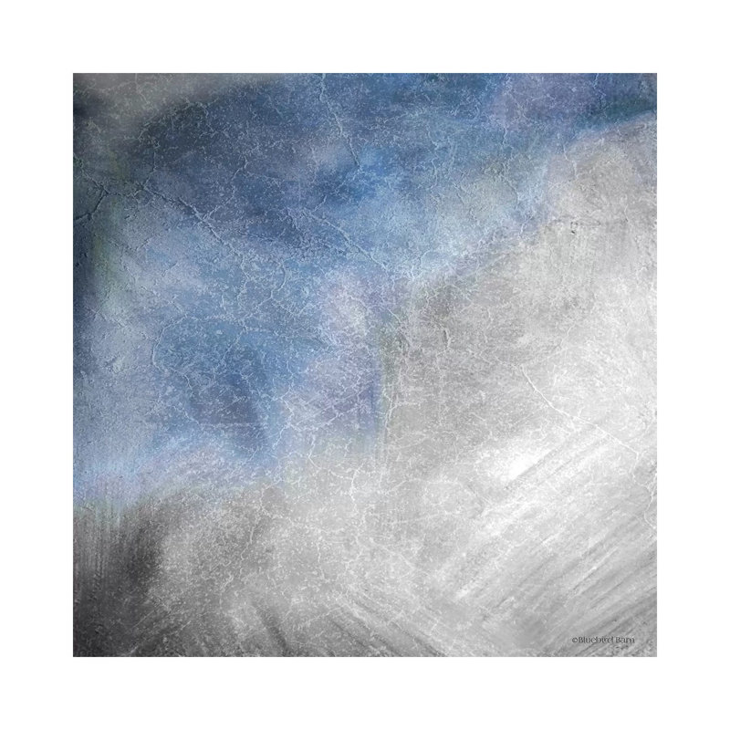 Rugged Coastal Abstract II by Bluebird Barn - Wrapped Canvas Painting, 30.48 cm H x 30.48 cm W