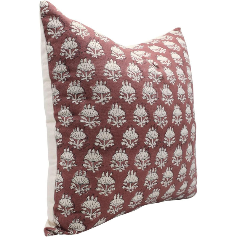 Housse de coussin Fab divine - Coussin décoratif de style bohémien, Chatri, H 14 po x l 14 po