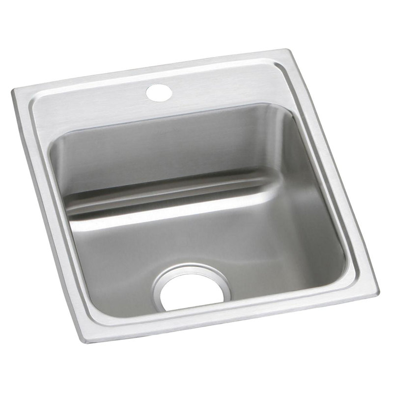 Celebrity 17" L x 20" W Drop-in Kitchen Sink, 4 OS hole