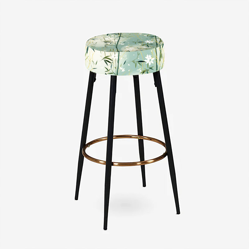 Ensemble de 2 tabourets de bar en bambou Zen Haven II