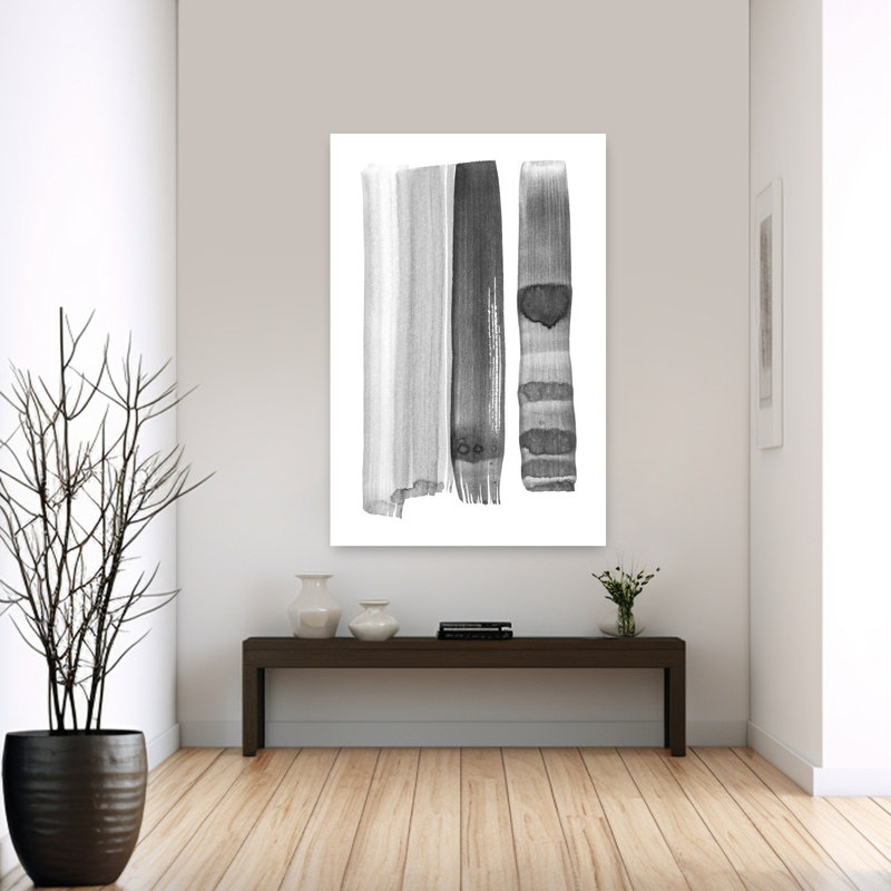 Art contemporain, art contemporain minimaliste abstrait, H 60 po x l 40 po