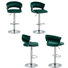 Christal Height Adjustable Swivel Bar Stool