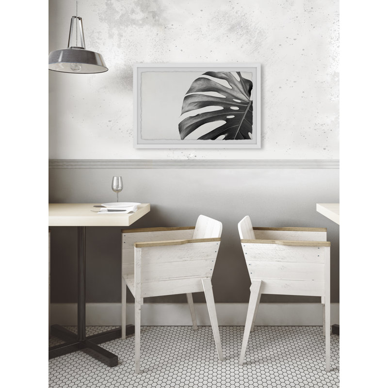 Tropical Split Leaf - Single Picture Frame Painting, 20 cm H x 30 cm W