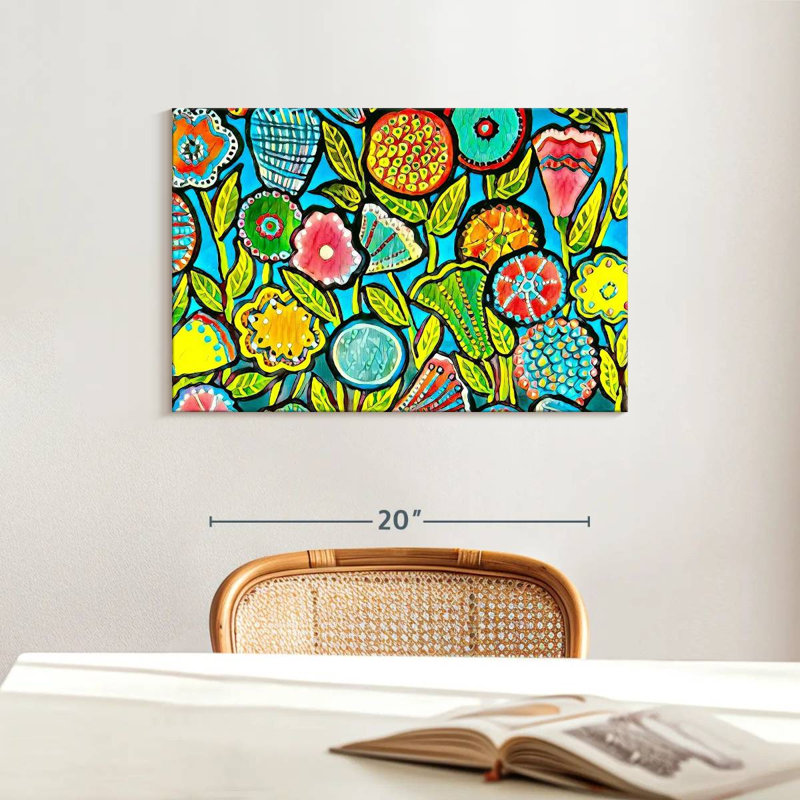 Avery Fun Colorful Floral Pattern, 16" H x 24" W