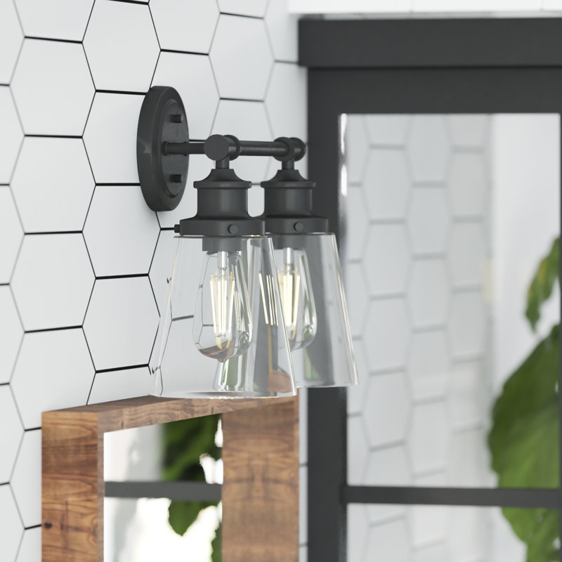 Luminaire pour meuble-lavabo Helenah, Deux lumières