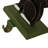 7.76"H Wooden/Metal Cat Stocking Holder