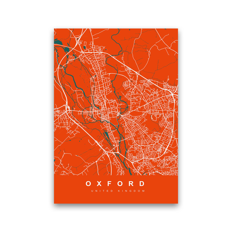 Oxford I - Print, Wrapped Canvas, 59cm H x 42cm W x 1cm D