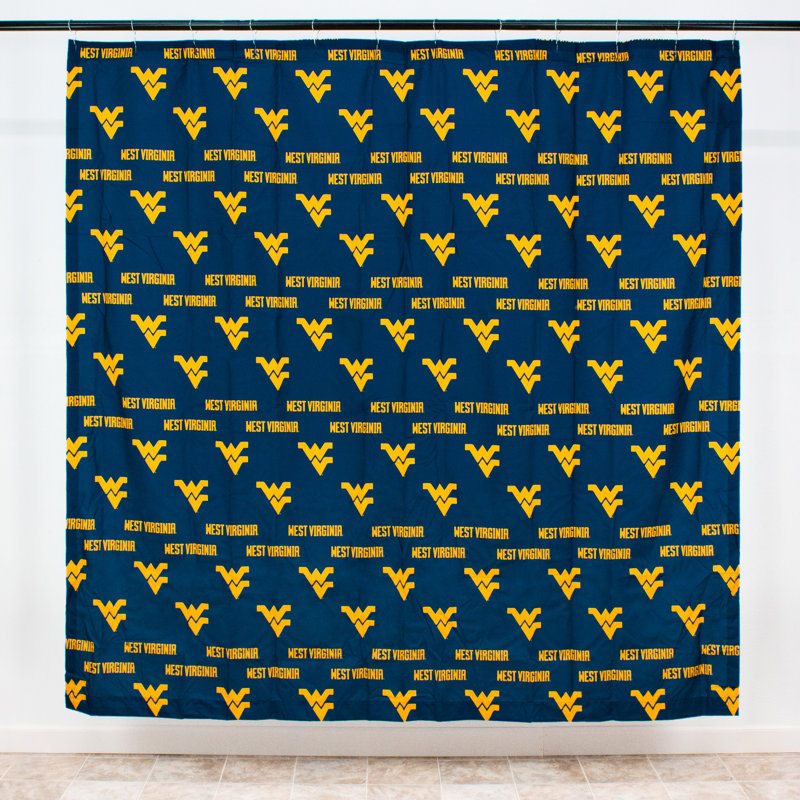 NCAA Shower Curtain, West Virginia