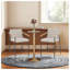 Ensemble de 2 tabourets de comptoir de style moderne Mid-Century avec sièges rembourrés et accoudoirs en bois - Chaises de bar à cadre en métal espresso pour îlot de cuisine