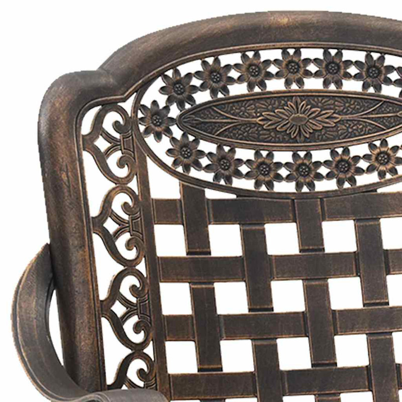 Patio Dining Armchair, Bronze