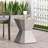 Outdoor Lightweight Concrete Side Table(Only Including Table)