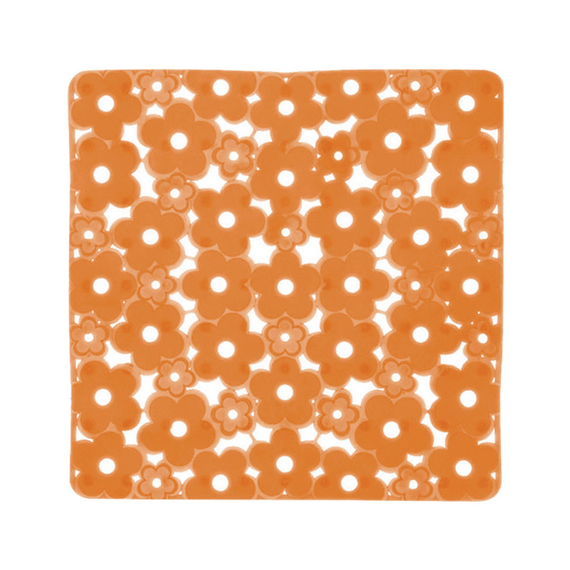 Vanita Shower Mat, Zesty Orange