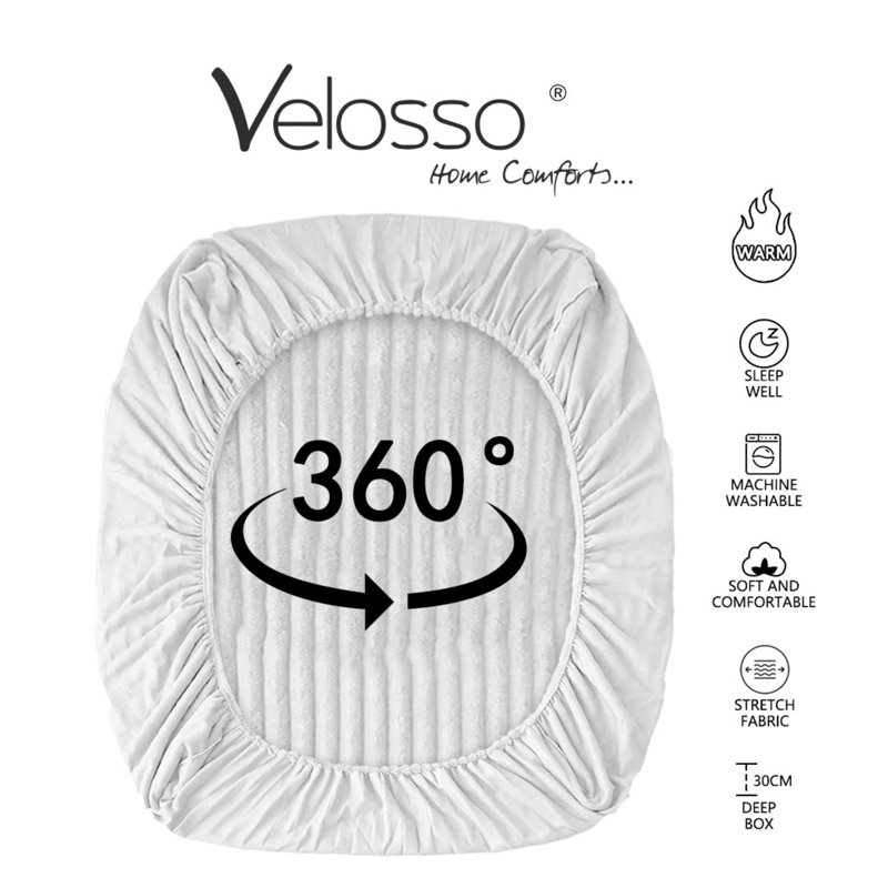 Fitted Sheet, White