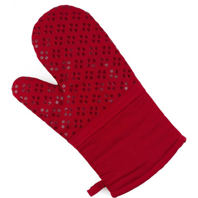 Red Kitchen Set – 9-piece Cotton Towels & Heat-resistant Mitts