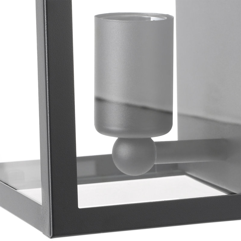 Burns Steel Flush Mounted Sconce