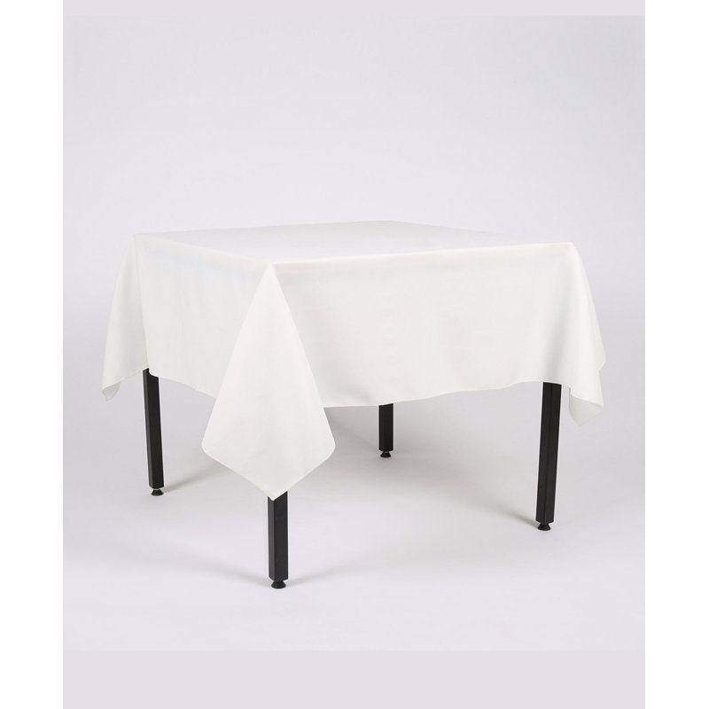 Hot Pink Rectangle Tablecloth 55" x 108" (139cm x 274cm), 106cm W x 357cm L, Ivory