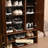 Modern Brown Solid Wood Shoe Storage