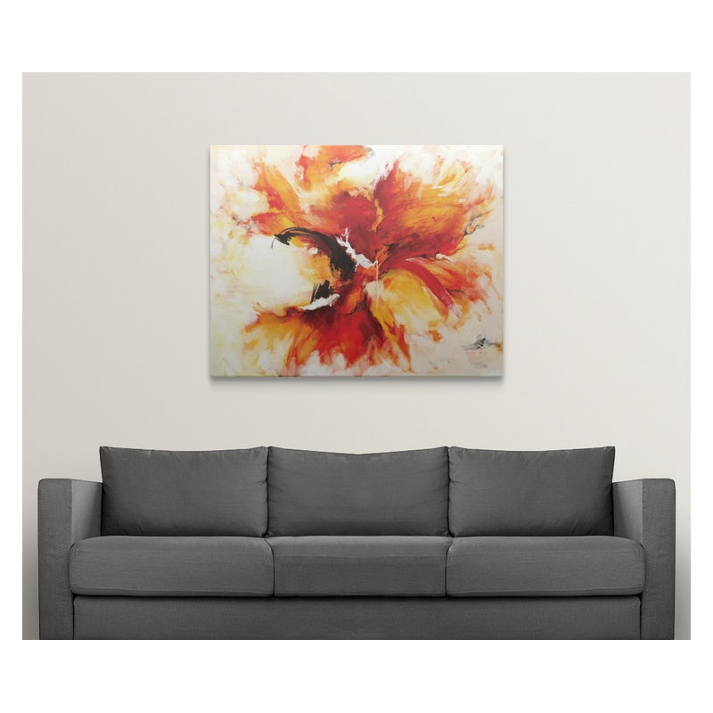 «The Phoenix», reproduction d'art, H 16 po x l 20 po x P 1,5 po, Toile