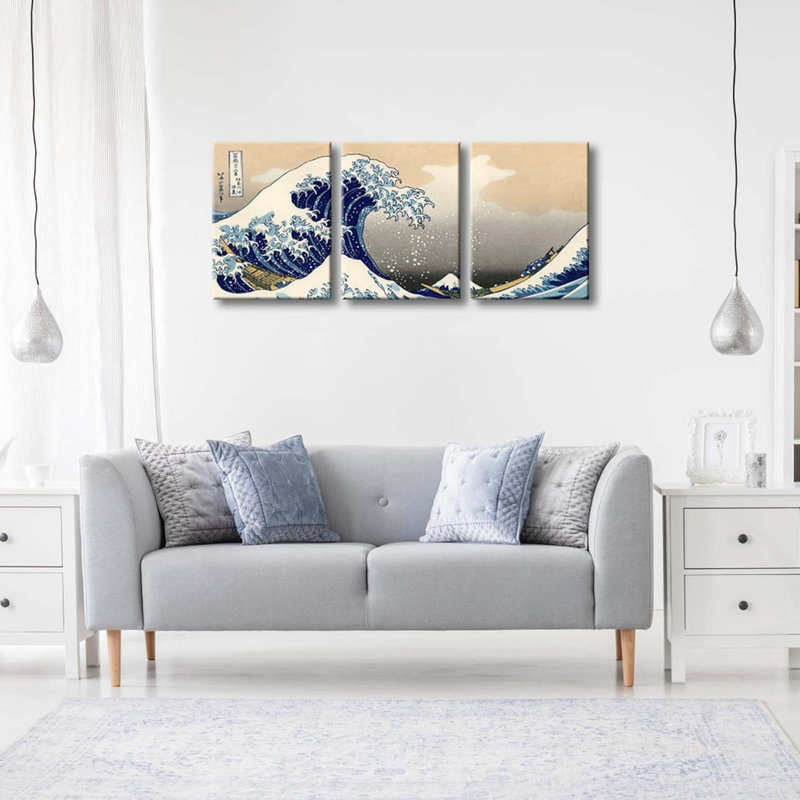 3 Piece Wrapped Canvas Print, 40 cm H x 30 cm W