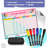 Magnetic Reward Chart For Kids Dry Erase 13” X 17” Multiple Kids Refrigerator Star Behaviour 
