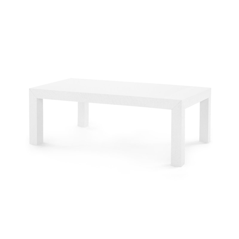Parsons Coffee Table, White