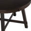 Ensemble de table de salle à manger extensible 5 pièces en bois et 4 chaises rembourrées Trexm