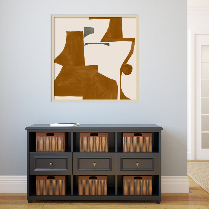 Forecast by Sozi, Brown, 33" H x 33" W x 1" D