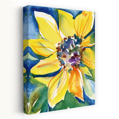 Contemporary Art Abstract Contemporary Sunflower Flower Landscape Art