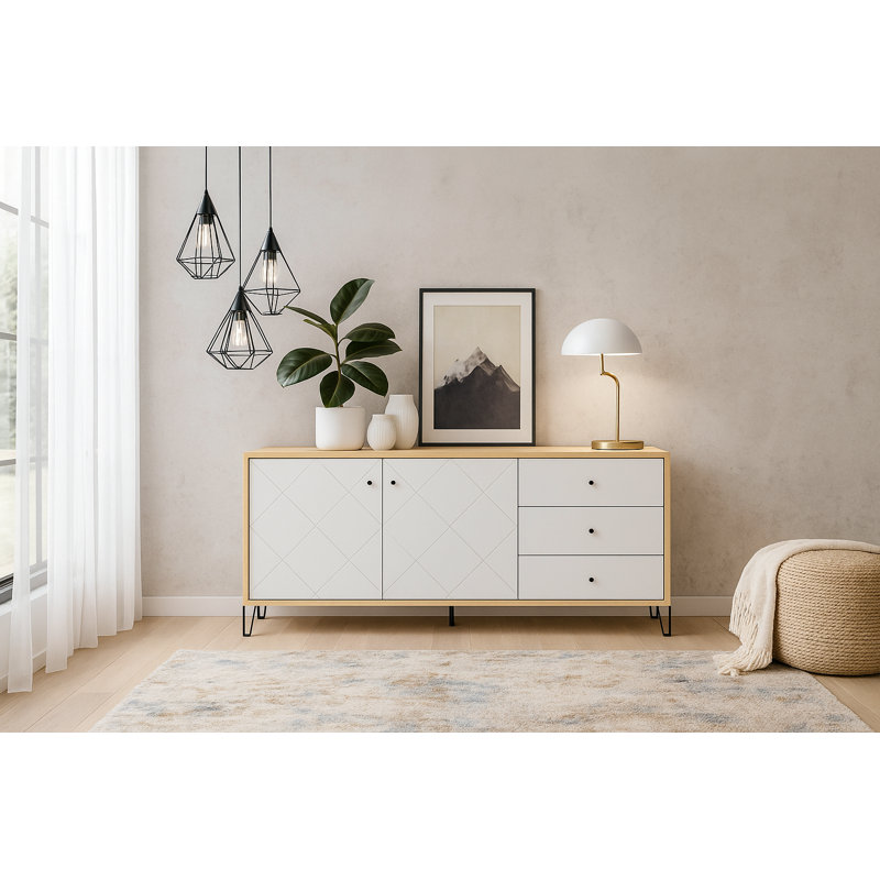 183.4 cm W Chest of 3 Drawers