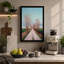 Road Through Autumn Trees Scandinavian - Wrapped Canvas-1931482744-1931482751