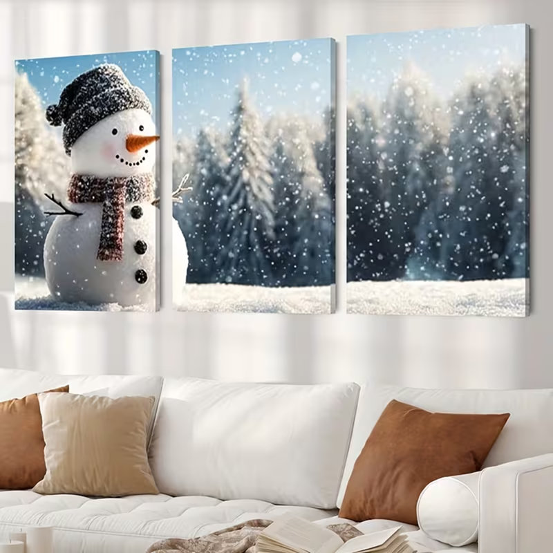 3 Piece Wrapped Canvas Print