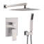 Douche de pluie 12 po à fixation murale sur site-129589933